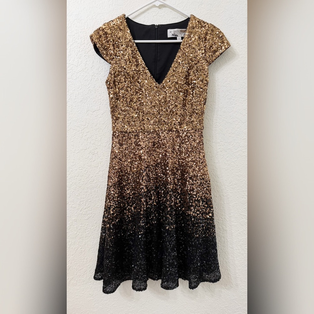 Badgley Mischka Ombre Natasha Dress Size 2